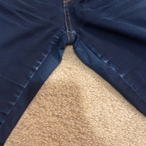 Express Stella, ankle zipper jeggings!  Dark jean, butter soft - size 4 - Picture 5 of 5